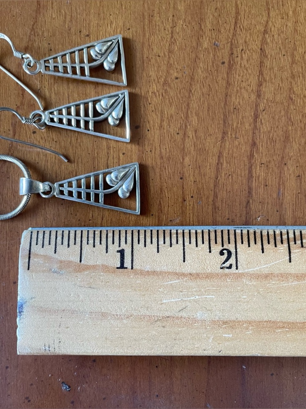 Art Nouveau/Prairie/Glasgow/Macintosh Sterling Necklace and Earrings Set NWOT - Picture 8 of 8